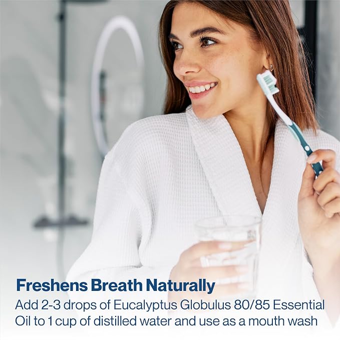 Eucalyptus Globulus 80/85 Essential Oil 100% Natural Premium Quality Home Essential Diffuser Oil for Aromatherapy,Skincare 16oz(Net Wt:0.5Kg/1.1lb)
