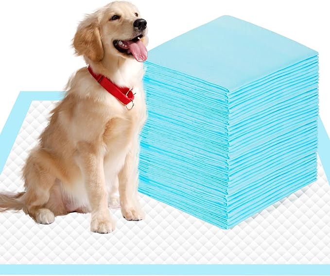28"x34" Dog Pee Pads Extra Large, 40 Count Training Puppy Pads | Super Absorbent Leakproof Quick Drying Pee Pads, Training Puppy Pads Disposable Pee Pads for Dogs