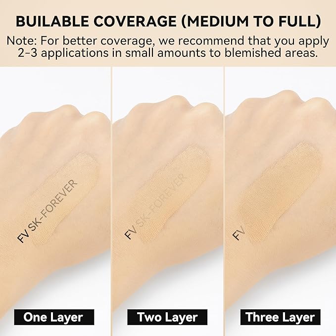 FV Matte Waterproof Foundation-Longwear Transfer-Proof, with Medium to Full Coverage, Oil-control & Lightweight, Liquid Foundation Makeup for Normal/Oily skin, 30g,Toffee