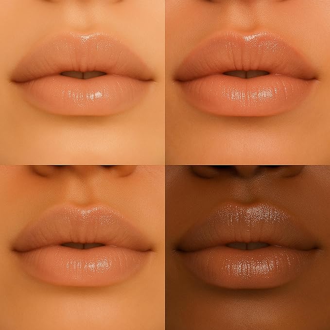 Formless Beauty by Jenny McCarthy – Majestic Peach Lip Gloss (Peach Gold Glitter) – Clean, Hydrating, Non-Toxic, Vegan Shine