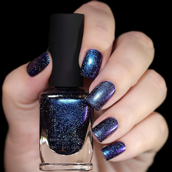 ILNP Unfazed - Blue, Purple Duochrome Holographic Nail Polish