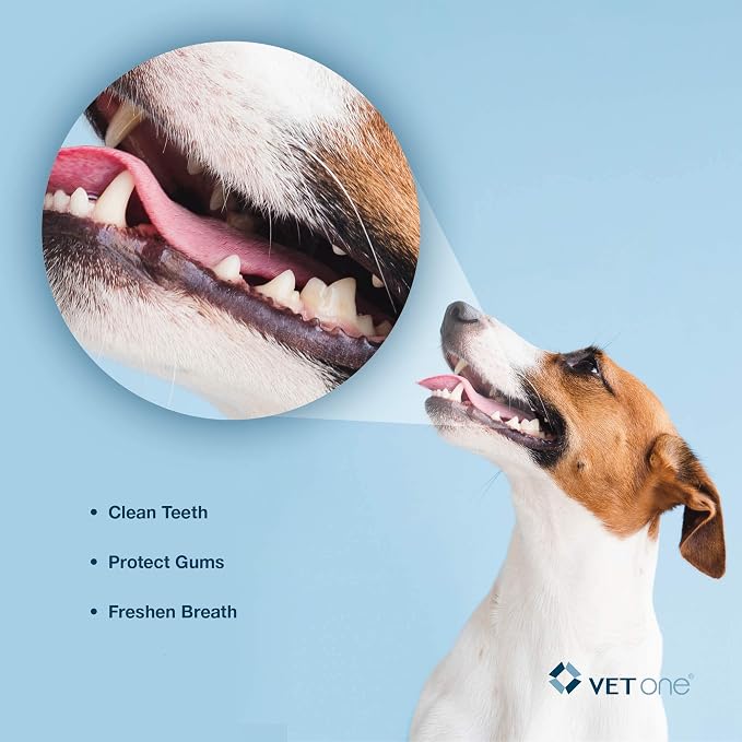 VetOne DuoClenz Rawhide Dental Hygenic Chews for Medium-Sized Dogs, 30-Count Bag