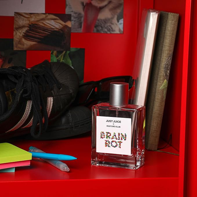 Brainrot Fragrance by Kulture Klub x Just Juice - Fruity Floral Perfume for Women and Men - With Lychee, Moonflower, Jasmine, Vanilla - 3.4 oz
