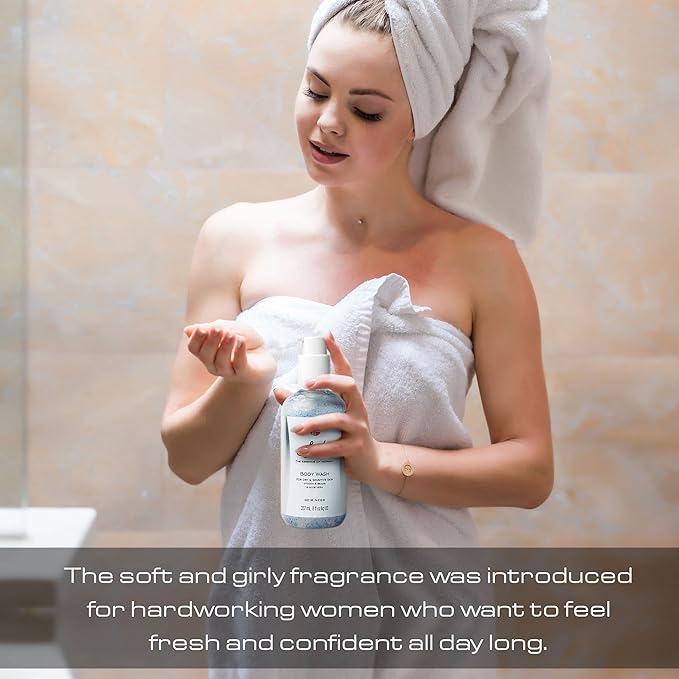 Geir Ness Laila Body Wash - Nourishing and Moisturizing Shower Gel - With Vitamin A and E - For Dry And Sensitive Skin - Rich and Fragrant Body Cleanser For Women