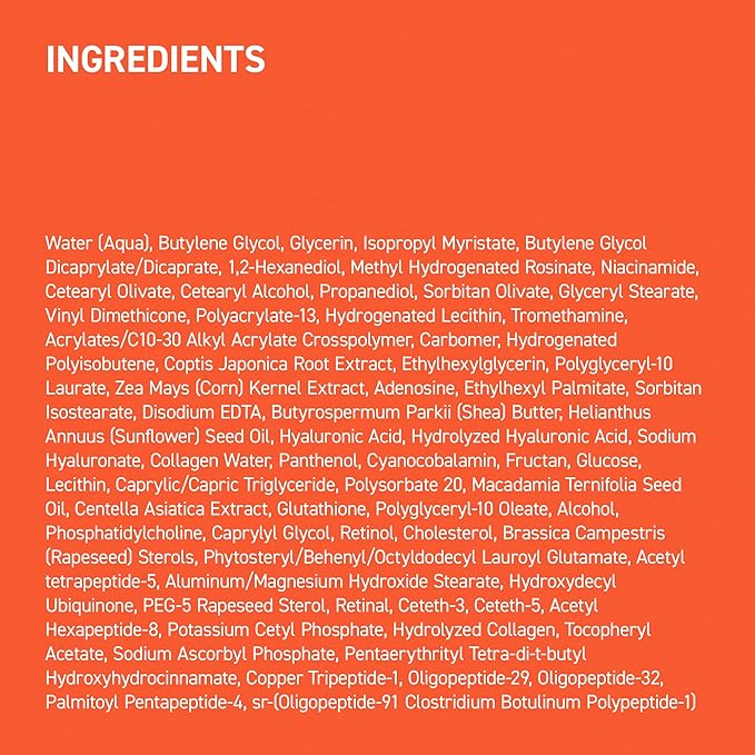 Collagen Neck Cream with Retinol & Multi Peptides, Firming & Tightening Moisturizer for Fine Lines, Décolleté, Sagging Skin, Korean Skincare, 1.69 fl oz (50 ml)