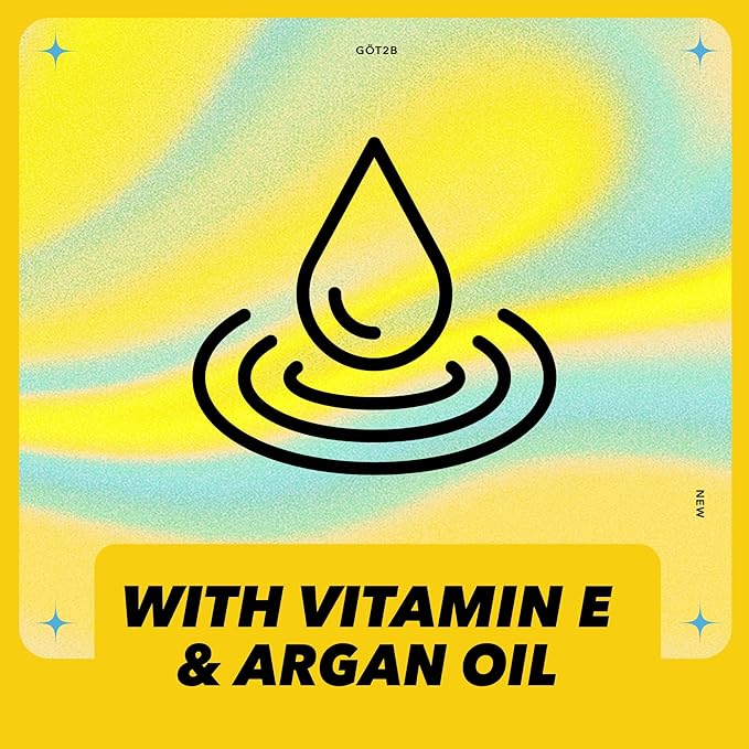 Got2B Curled Styling Cream, 6 Fl Oz, Curl Defining & Moisturizing Hair Cream for Coily & Curly Hair, Provides Frizz Control & Soft Feel for Type 3-4 Curls, Made with Vitamin E, Aloe Vera & Argan Oil