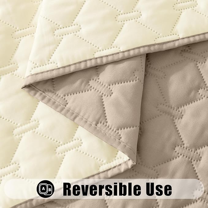 Smiry Waterproof Dog Bed Cover Blanket, Reversible Pet Blanket | Soft Reversible, Washable Leakproof Cats Dogs Couch Cover for Sofa, Couch, Furniture (52x82 Inch)