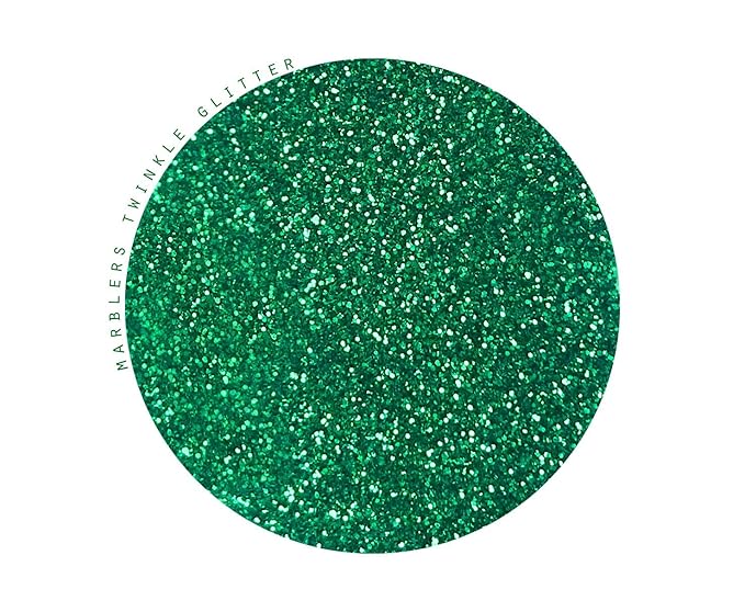 MARBLERS Twinkle Face & Body Glitter [Christmas Green] 0.18oz (5g) | Fine | Non-Toxic | Vegan | Cruelty-Free | Festival, Rave & Party Makeup | Eye, Hair, Nail Polish, Eyeshadow | Nail Art | Gel Nail