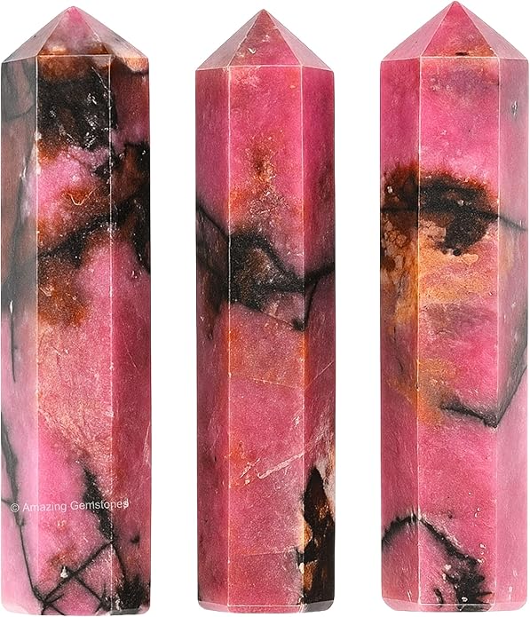 Amazing Gemstone Crystal Points Bulk Healing Crystals & Stones - Premium Single Terminated Healing Wand Point Bulk Crystals for Crafts, Crystal Grid, DIY Work