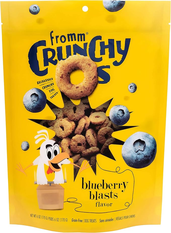 Fromm Crunchy Os Blueberry Blasts Dog Treats - Chicken Recipe - 6 oz
