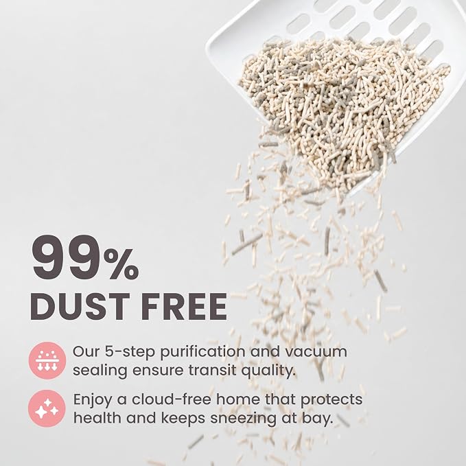 Lady N Tofu Cat Litter, Low Dust Compatible with Auto-Box Yosemite 9lb | Mini-Pellet Shape, Premium Clumping, Ultra Absorbent, Odor Control, Yosemite Scent, Woody Scent