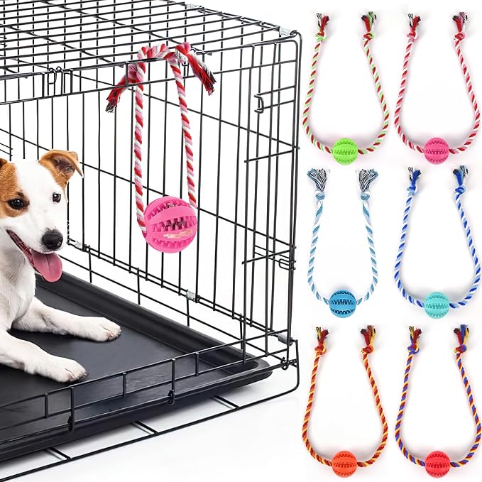 Interactive Dog Toys, Crate Training Aids for Puppies Pink