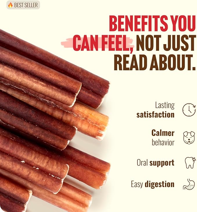 Natural Farm Odor Free Bully Sticks (4 Inch, 75 Pack) for Small & Medium Dogs - 100% Beef Chews for Pups, Non-GMO, Grain-Free, Fully Digestible Long Lasting Dog Treats