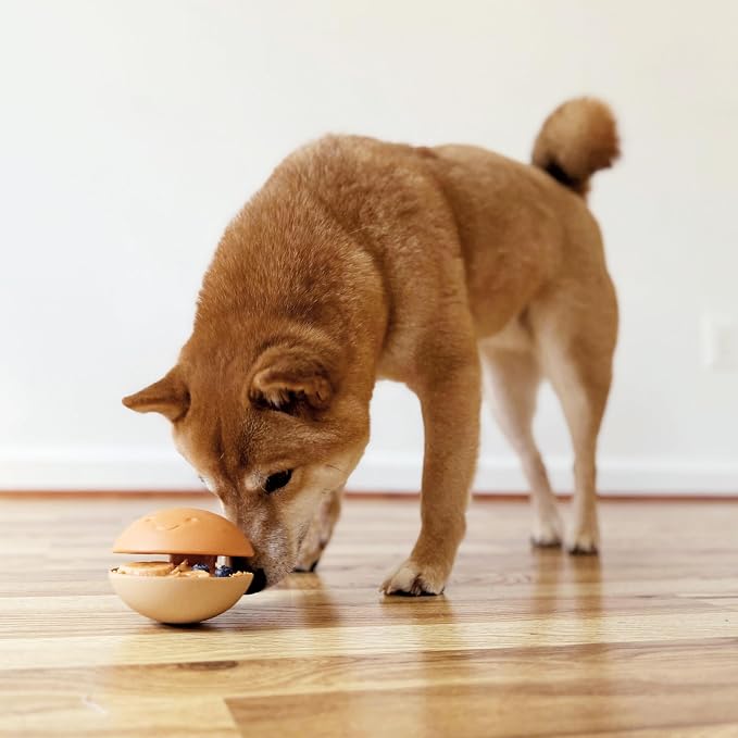 Nylabone Strong Chew Bun Treat Toy, Cheeseburger Flavor, Medium