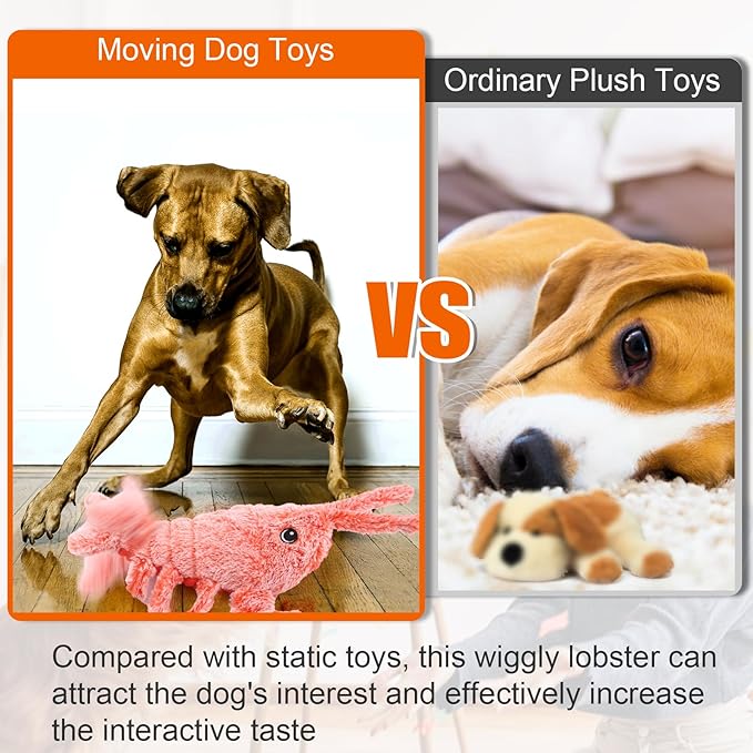 Mity rain Interactive Lobster Dog Toy