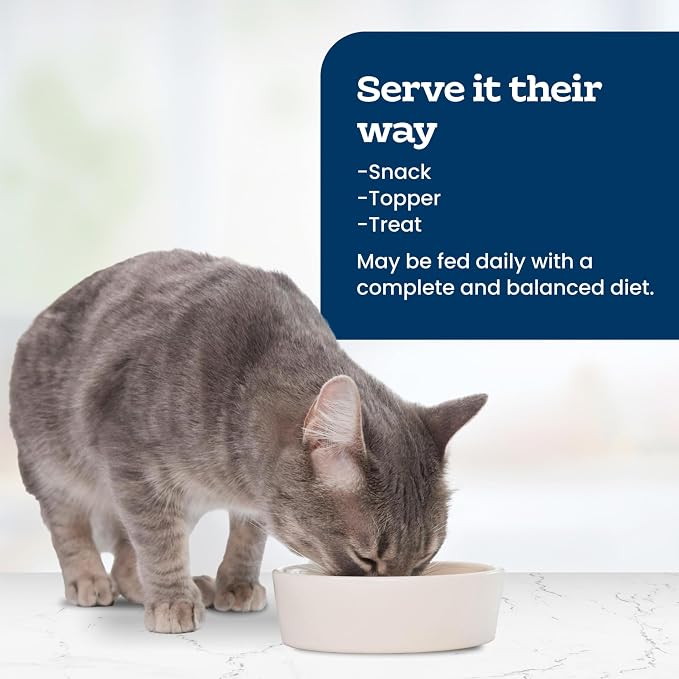 Blue Buffalo Tastefuls Purees Variety Pack Cat Food Topper, 3 oz, 12 ct | Chicken & Tuna Purées (6 of Each), Resealable Twist Cap, Cat Food Complement