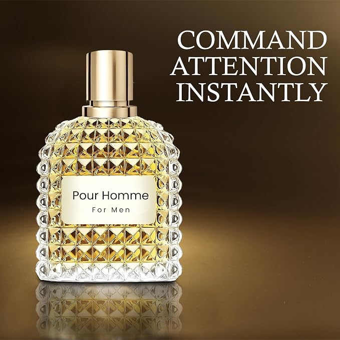 A CENTER Men's Cologne Gift Set Include Valentine Milano,Valentine,Choco Musk & Gallant - 3.4 Fl Oz Each | Vanilla Bourbon, Leather & Amber Floral Fragrance | Luxury Eau de Toilette