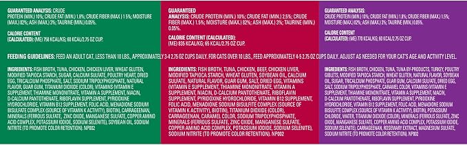 Meow Mix Poultry & Beef Favorites, Wet Food Variety Pack, 24 Cups