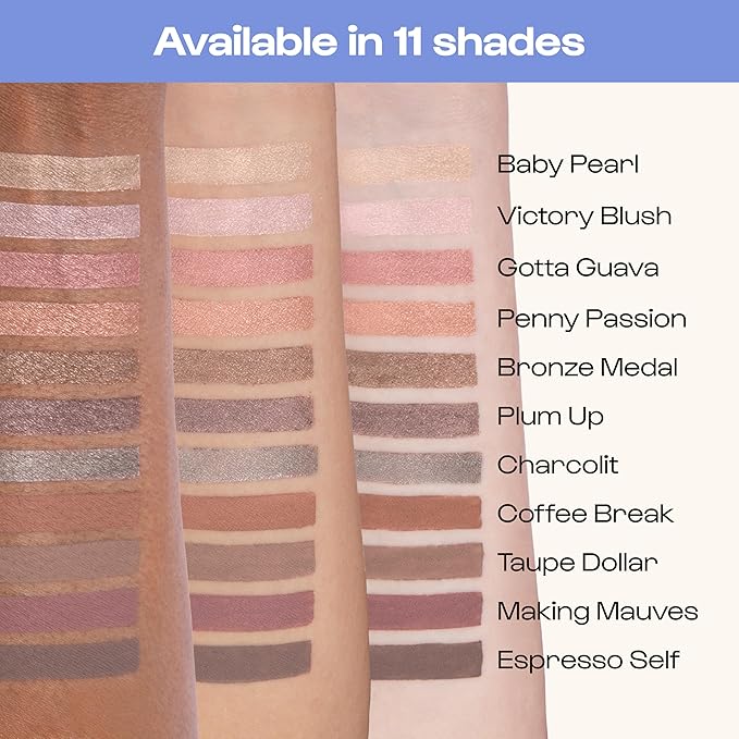 ALLEYOOP 11th Hour Waterproof Cream Eyeshadow Stick – Long-Lasting Eye Shadow Pencil & Eyeliner, Cream to Powder Stick & Highlighter – Smudge-Proof Eyeshadow Matte, Taupe Dollar Matte