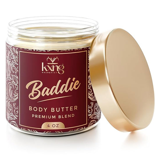 KXNG Luxurious Body Cream, Whipped Shea Butter Moisturizer, Nourishing Hydration for Soft, Glowing Skin, Unisex, Cruelty-Free