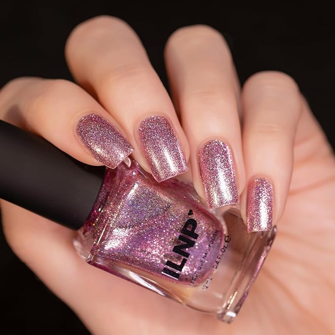 ILNP Frosted Rose - Icy Rose Ultra Metallic Nail Polish