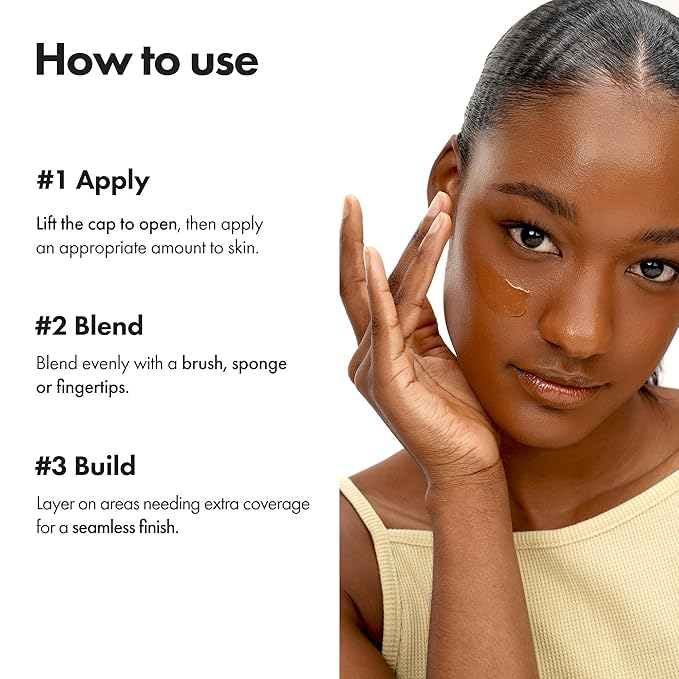 Blanc Cover Skin Foundation - K-Beauty Skincare Liquid Foundation Makeup with Panax Ginseng, Niacinamide & Collagen - Lightweight, Buildable 24HR Hydrating Wear 1.01 Fl Oz (#410)
