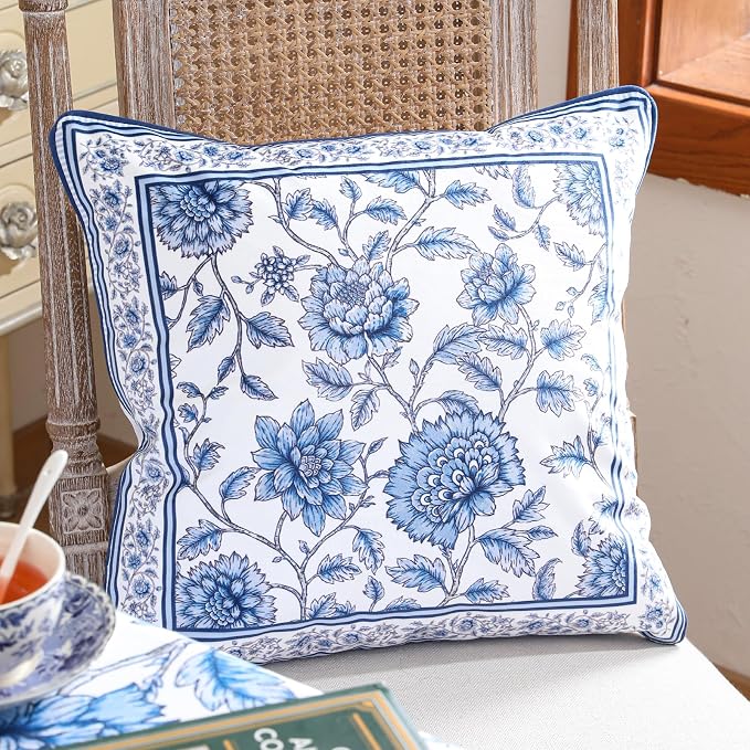 Designer Vintage Velvet Throw Pillow Cover,22"x22"-BlueWilow | Pillow Cover,Concealed Zipper Design,Dragonfly Pattern,Sofas,Bedroom,Living Room,Lounge Chairs,All Season Home Decor