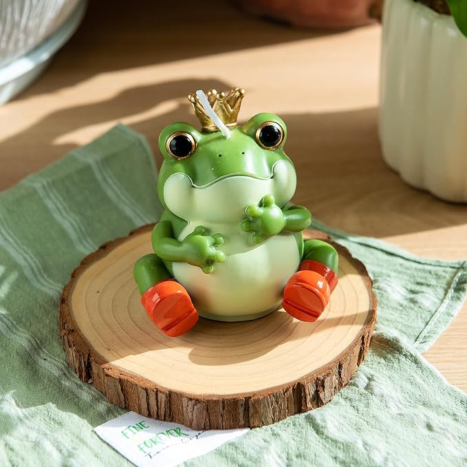 Frog Prince Aromatherapy Scented Vegetable Wax Candle