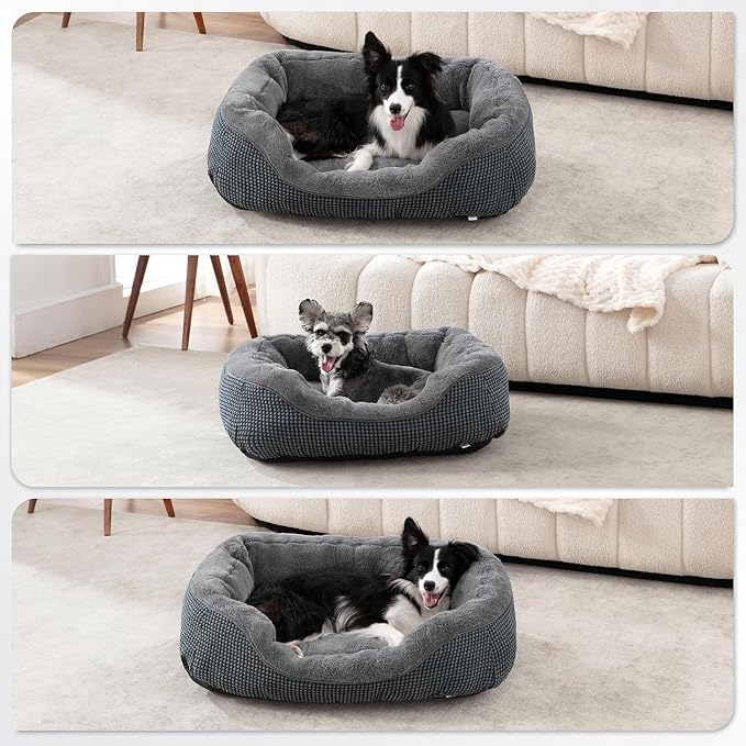 XL Dog Beds Large Sized Dog, Washable Orthopedic Warming Soft Sleeping Durable with Anti-Slip Bottom
