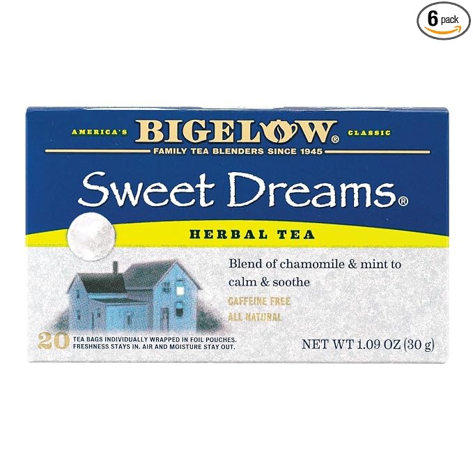 Bigelow Tea Sweet Dreams Herb Tea - Case of 6 - 20 BAG