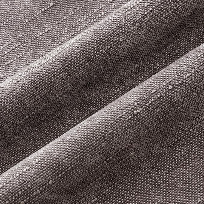MIULEE Textured Chenille Throw Pillow Covers 20x20 Inch Charcoal Gray | Pack of 2 Decorative Soft Throw Pillows, Solid Textured Cushion Covers, Modern Home Decor for Couch Sofa Bedroom Living Room