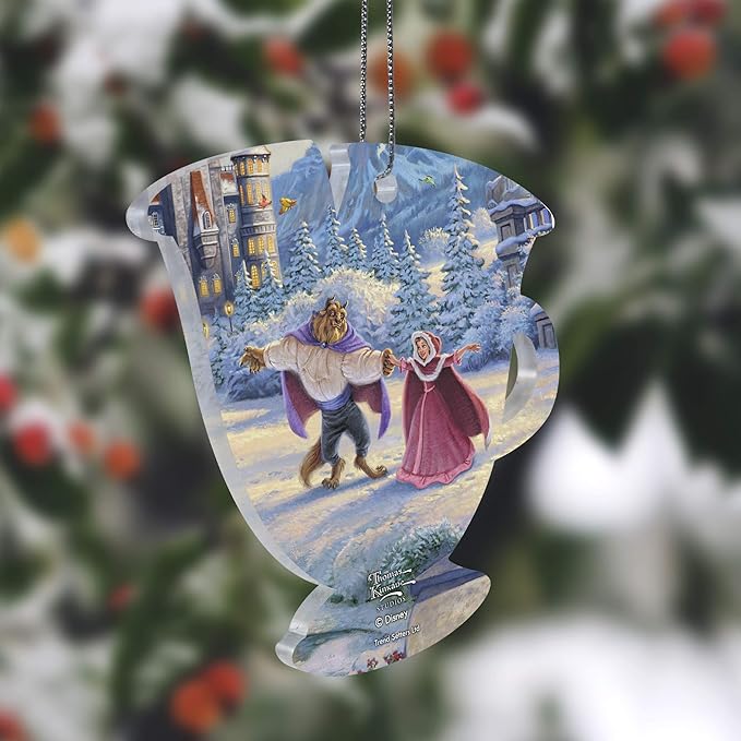 Disney – Beauty and The Beast Winter Enchantment – Chip Potts Teacup Shaped Hanging Acrylic Print Accessory –Perfect for Gifting or Collecting ACPTEACUP566