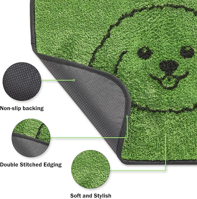 Reusable Puppy Pads , Washable Pee Pads for Dogs 48" x 48" 2 Pack | Super Absorbent & Leakproof Potty Training Pads, Plush Grass-Look With Non-Slip Backing For Crates, Playpens & Small Pets