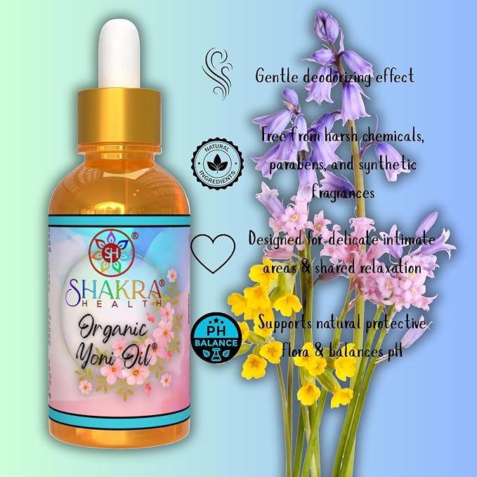 Yoni Oil | Edible Massage & Body Ritual Oil. Balance PH & Scent. Intimate Feminine Hygeine. Tantric Pleasure & SexuaI Health. Organic, Natural, Vegan. Vaginal Yoni Oil (Yoni)
