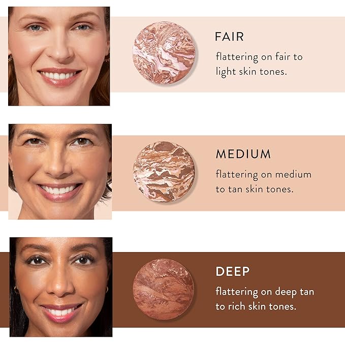 LAURA GELLER NEW YORK Bronze-n-Brighten Baked To Go - Travel Size - Deep - Natural Bronze Glow