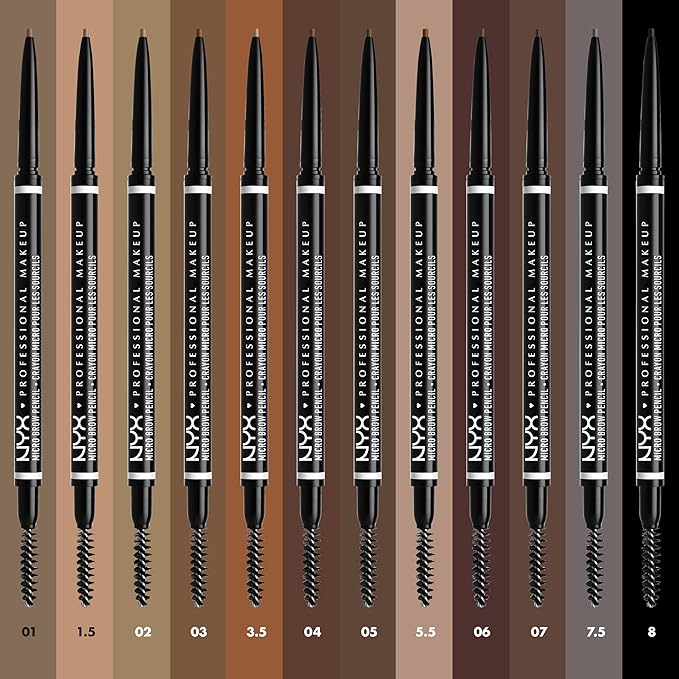 NYX PROFESSIONAL MAKEUP Micro Brow Pencil, Precise Tip, Waterproof, Vegan Eyebrow Pencil - Blonde
