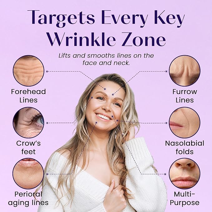 Smile Line & Anti Wrinkle Patches - Face Tape for Wrinkles, Forehead & Lips | Japanese Face Tape Lifting & Anti Wrinkle Tape for Face | Forehead Wrinkle Patches Overnight