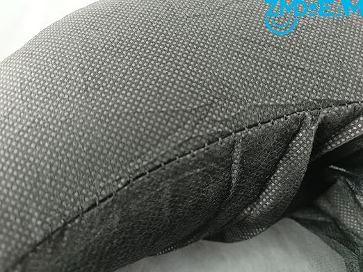 ZMDREAM Pack of 75 Fitted Disposable Massage Headrest Covers Face Rest Cradle Covers Black