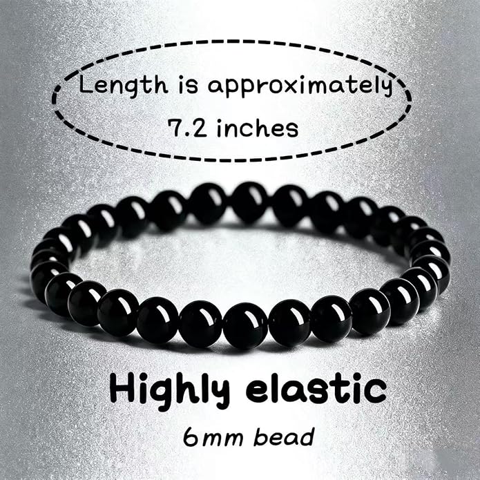 Bracelets for Women，Stretch Unisex Crystal Bead Bracelet -Chakra Healing Stone Luck Energy Bracelet, Ideal Graduation Birthday Gift