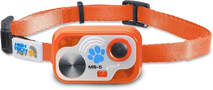 Genuine MS-5® Cat Collar with Safety Stretch. Tested & Certified to Activte Power Pet Doors. Complies with Pet Door Performance Warranty. Designer Series 'Tabby Tangerine' Waterproof (Orange, Cat)