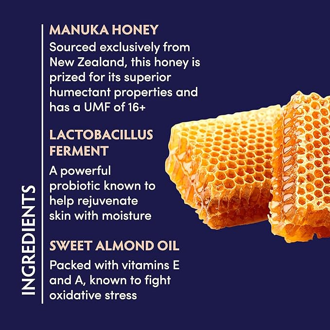 Naturopathica Manuka Honey Cleansing Balm, Manuka Honey Skin care, Makeup Removing Facial Cleanser, Gentle and Hydrating Face Wash, Cleansing Balm 2.8 fl oz