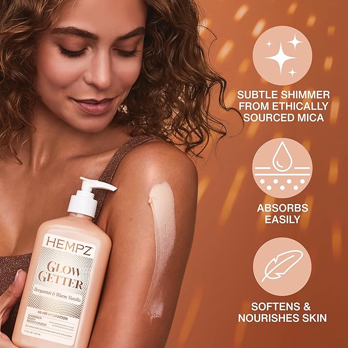 Hempz Mini Glow Getter Herbal Body Moisturizer 2.25 oz.