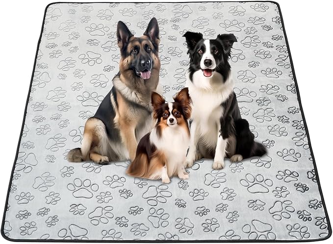 Reusable Puppy Pads, Washable Pee Pads, Leakproof 65"x 48" | Extra Large Absorbent Dog Training Pads, Wee Wee Pads With Waterproof Non-Slip Base For Potty, Crates, Playpen & Senior Dogs