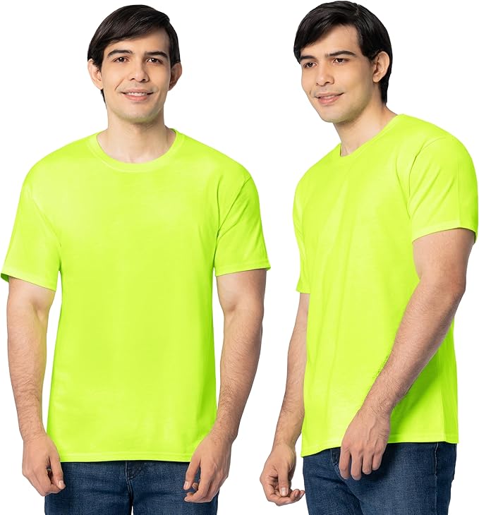 Fruit of the Loom Men's Eversoft Cotton Odor Control & Breathable Moisture Wicking T-Shirts