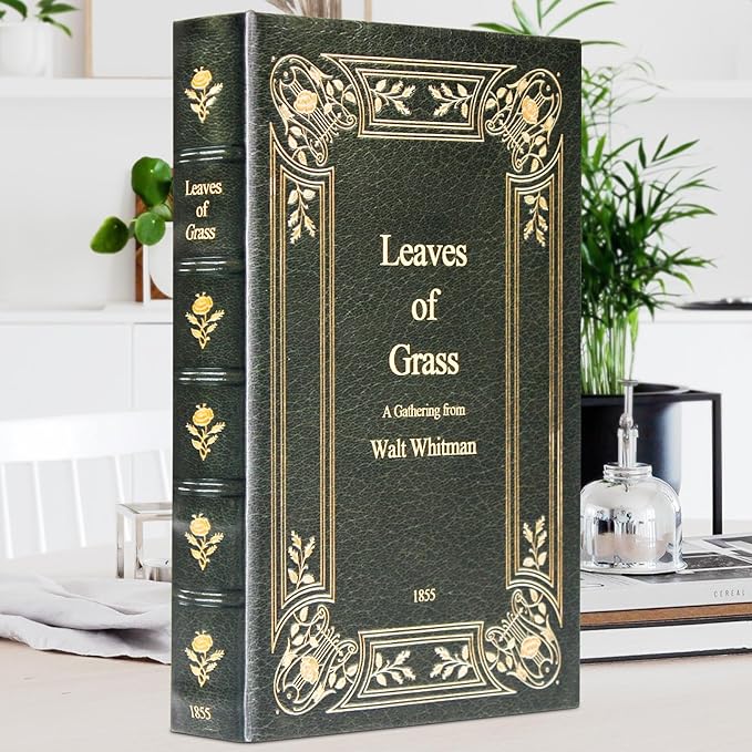 Fake Book Box Decorative Storage Box Faux Wood | Book Box with Magnetic Cover for Storage Jewelry,Photos, Greeting Cards,Remotes,Literary Work Pattern M Size Box