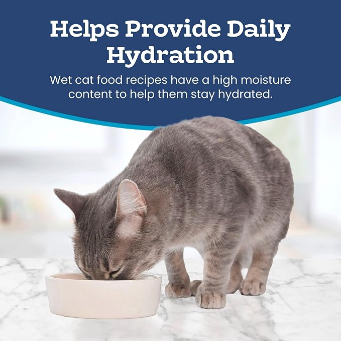 Blue Buffalo Tastefuls Fish & Shrimp Flaked Wet Cat Food, 3 oz, 4 ct | Real Fish First, Entrée in Gravy, No Chicken By-Product, Corn, Wheat, or Soy