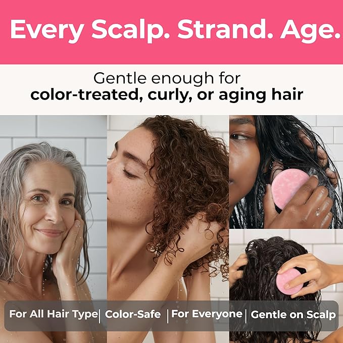 Strengthening & Bond Repair Hair Treatment Bar for Damaged, Dry & Thinning Hair – Deep Conditioning Solid Bar for All Hair Types – K-Beauty Vegan, Sulfate-Free, Plastic-Free – 3.52 oz / 100 g