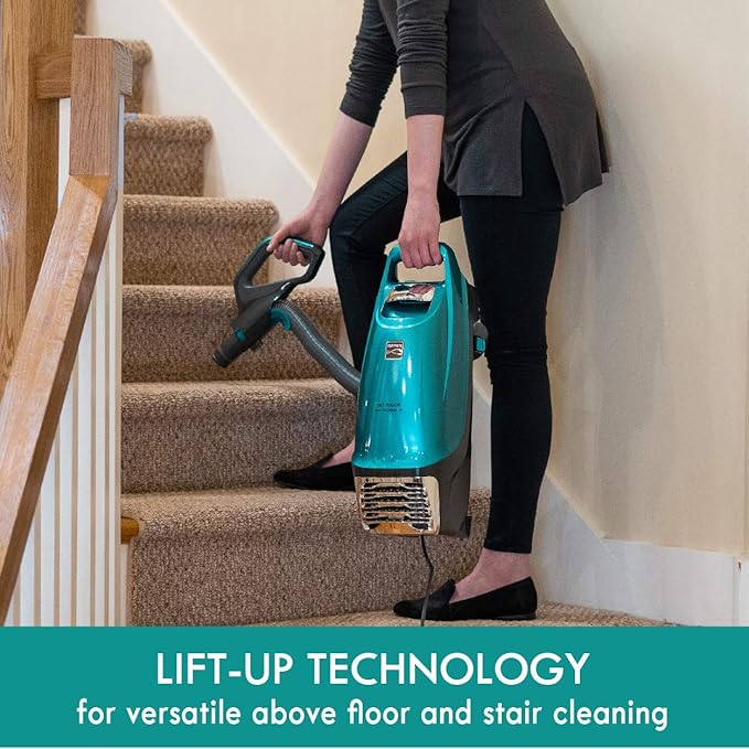 Kenmore Intuition Bagged Upright Vacuum Lift-Up Carpet Cleaner | Pet Friendly, 2-Motor Power Suction with HEPA Filter, 3-in-1 Combination Tool, HandiMate for Floor, Pet Hair - BU4022