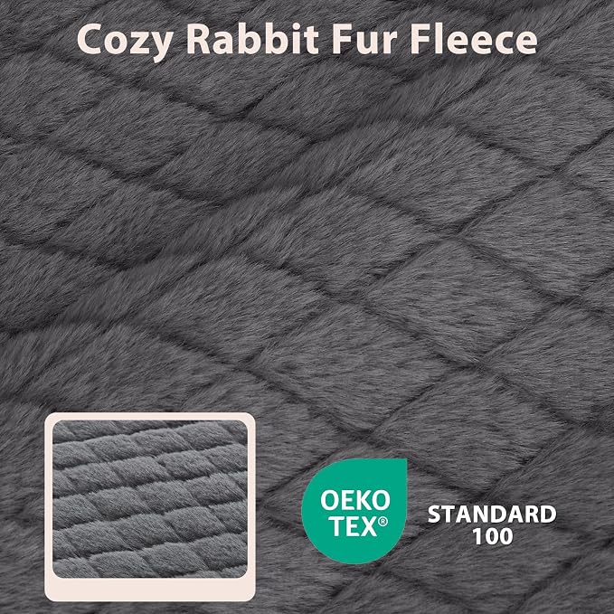 JOEJOY Orthopedic Medium Dog Bed, Washable Dog Crate Bed Medium Sized with Removable Cover, Egg Memory Foam Pet Beds, Grey, 29"x18"