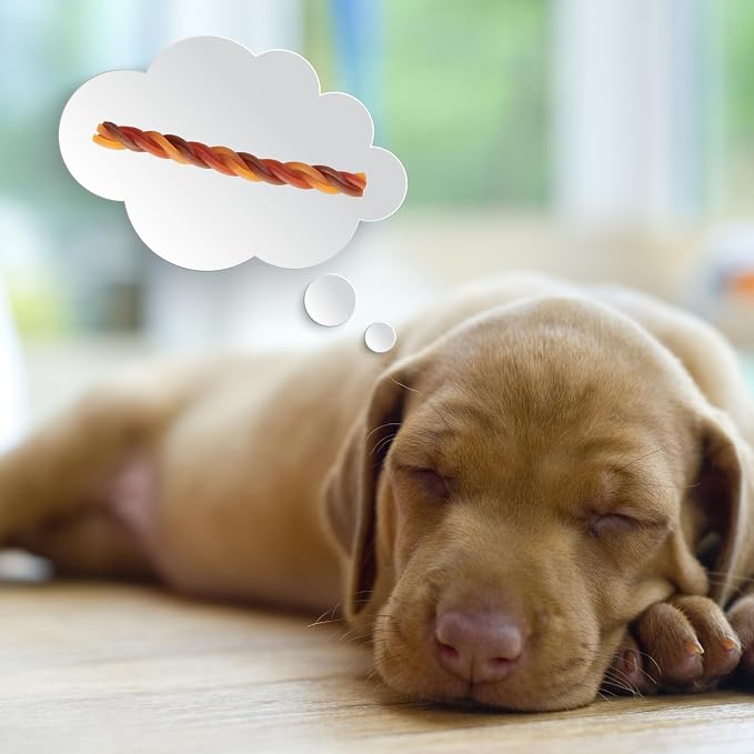 DreamBone Peanut Butter Twisties Rawhide-Free Dog Treats, 25 Count | Daily Chew, Digests Safely and Completely, Made With Real Protein, Chicken, Beef, Peanut Butter and Veggies, For Adult Dogs